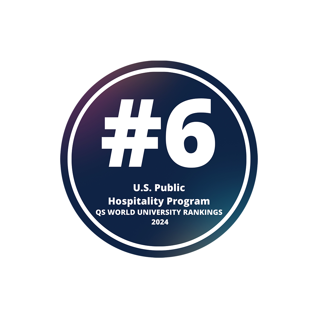 Ranking: #6 U.S. hospitality program by QS World University Rankings 2024