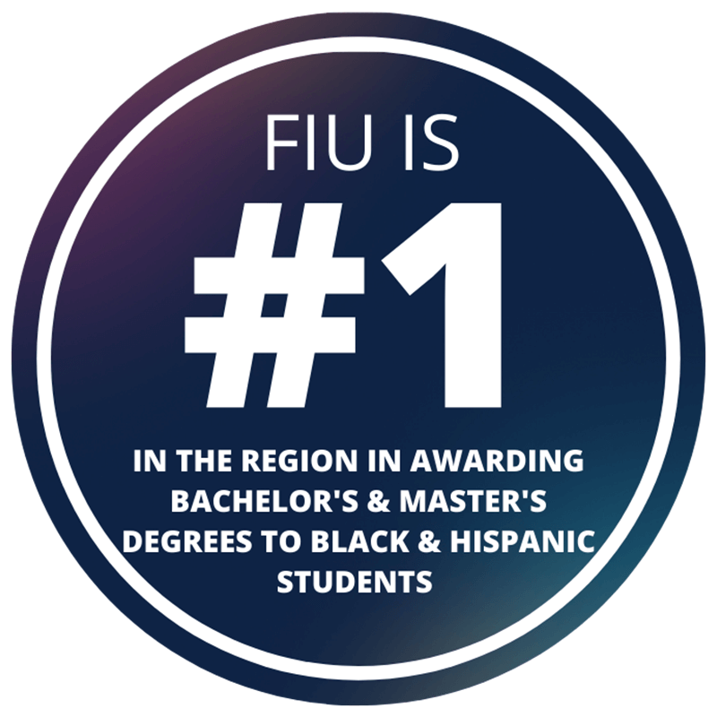 #1 in the region in awarding bachelor's & master's degrees to black & hispanic students