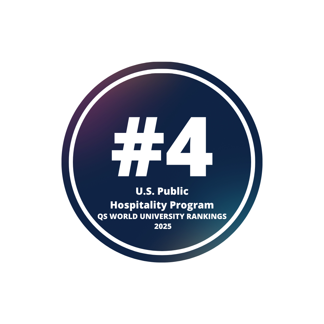 Ranking: #5 U.S. hospitality program by QS World University Rankings 2025