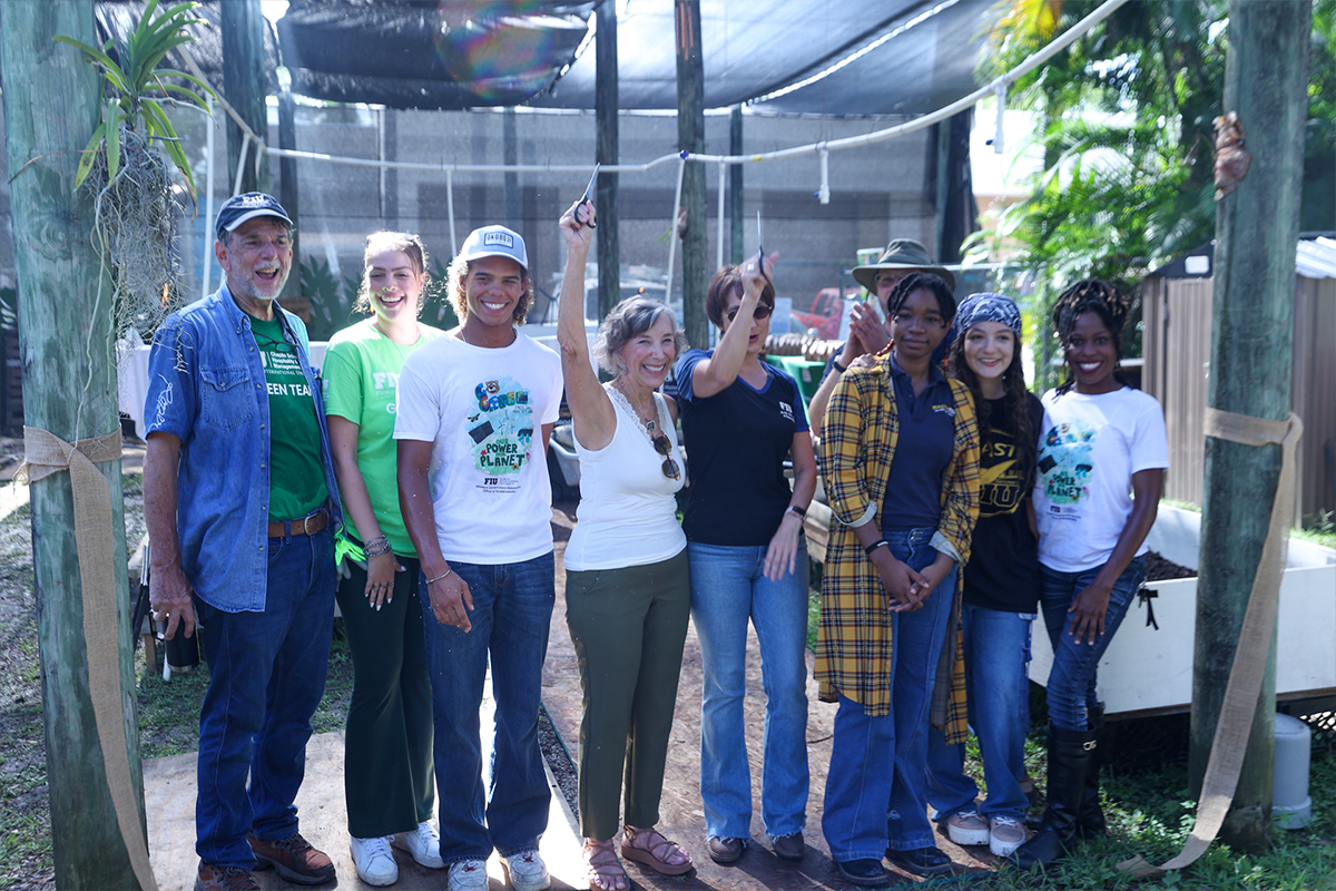 Photos from the Sustainable Garden Ribbon Cutting Event