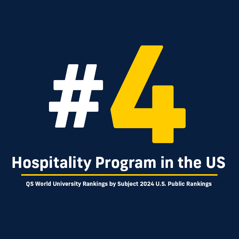 Chaplin is the #6 hospitality program in the U.S.
